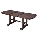 6 Piece Extendable Dining Table Set, Wood Table With Removable Leaf, 4 Upholstered Chairs And Bench - Cherry by HouseOfZazla