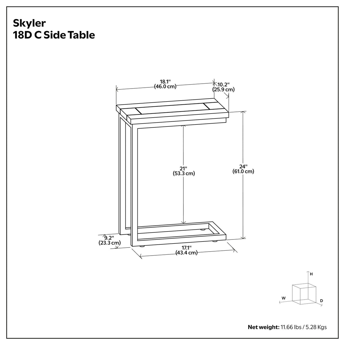 Skyler - C Side Handcrafted Table, photo 15 of 31