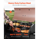 Wood Pellet Grill Smoker Outdoor Electric BBQ Grills 456 Sq.in Cook Area by HouseOfZazla