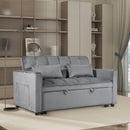 3 In 1 Pull Out Couch Convertible Sofa Bed With Reclining Backrest by Unique Piece Furniture