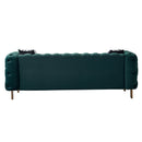 Chesterfield - Modern Tufted Living Room Sofa, 84.25''W Couch by HouseOfZazla
