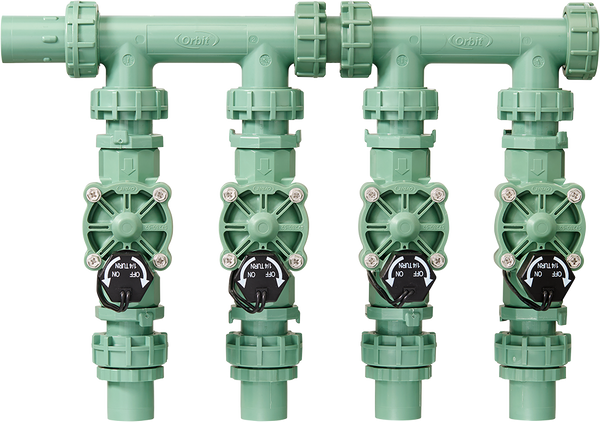 4-Valve Preassembled Manifold with PVC adapters 57257