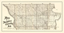Vintage Map of Douglas County, Nebraska 1900
