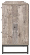 Neilsville - Six Drawer Dresser - Vinyl-Wrapped - Whitewash