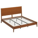 Modern Sled Platform Bed Frame With Slats