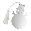 Snowman Ornament W/White Tassel by creativegiftsdirect