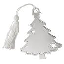 Holiday Tree Shaped Ornament With Snowflake Cutouts by creativegiftsdirect