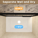 Double Sliding Shower Door With Explosion Proof Film by HouseOfZazla