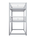 Triple Bunk Bed With Sturdy Construction And Space Saving Design by HouseOfZazla