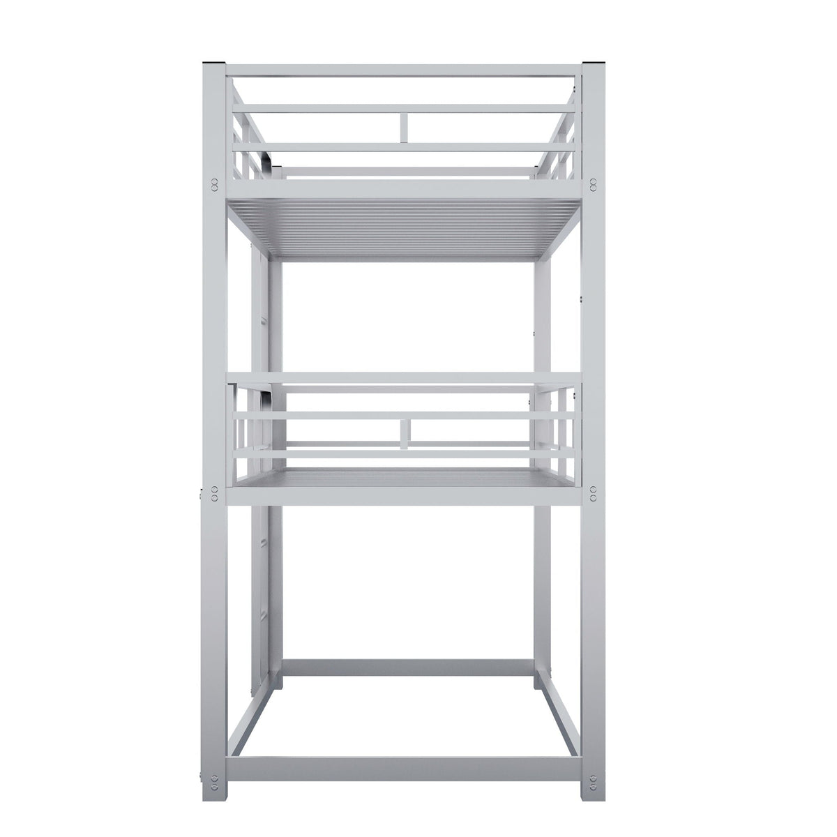 Triple Bunk Bed With Sturdy Construction And Space Saving Design, photo 6 of 16