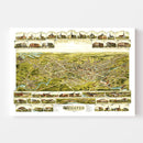 Vintage Map of Webster, Massachusetts 1892