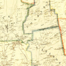 Vintage Map of Cheshire County, New Hampshire 1858