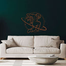 Galaxy Man Metal Wall Art
