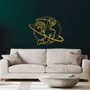 Galaxy Man Metal Wall Art