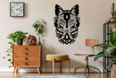 Traditional Wolf Metal Wall Art