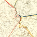 Vintage Map of Union County, New Jersey 1862
