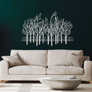 Yarn Forest Metal Wall Art