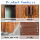 6ft x 6ft Outdoor Metal Storage Shed with Metal Floor Base, With window