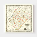 Vintage Map of Sussex County, New Jersey 1860