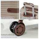 4 Piece Luggage Suitcase Set, Hard Shell Lightweight Expandable Travel Luggage With 4 Packing Cubes