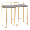 Fuji - Contemporary / Glam & Quality Construction Barstool by HouseOfZazla