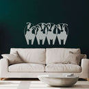 Artistic Cows Metal Wall Art