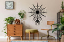 Spider Web Metal Wall Art