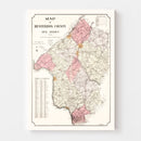 Vintage Map of Hunterdon County, New Jersey 1902