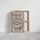 Pesce on Painted Tile Plate