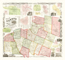 Vintage Map of Oswego County, New York 1854