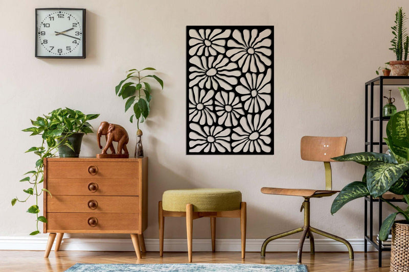 Flowers Metal Wall Art