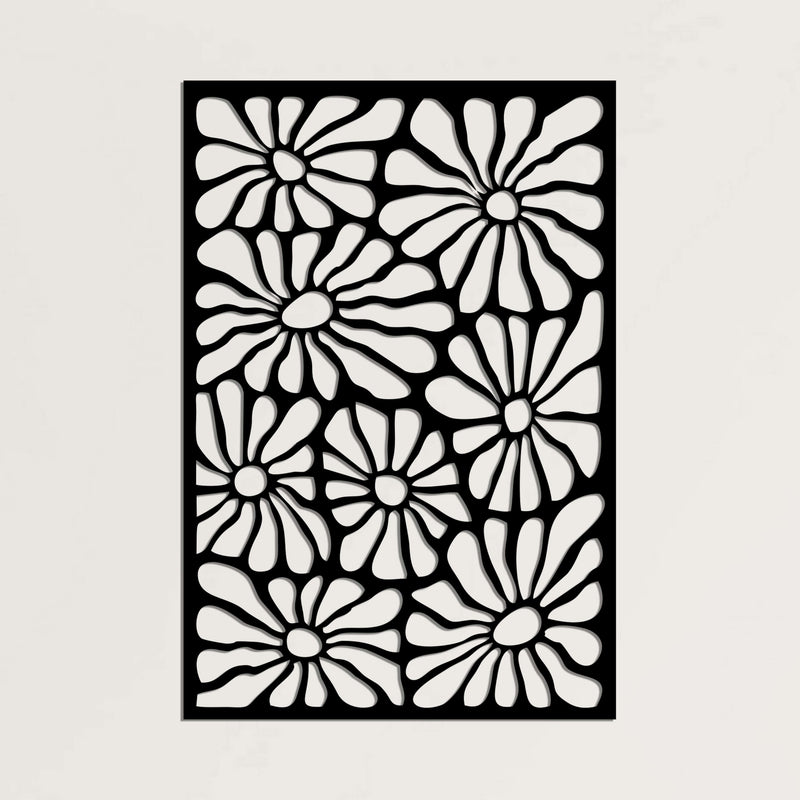 Flowers Metal Wall Art