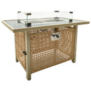 K&K 8-Piece Patio Furniture Set with Fire Pit Table by HouseOfZazla