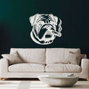 Smoking Dog Metal Wall Art