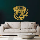 Smoking Dog Metal Wall Art