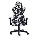 TS85 Cow Print LUXX Series Gaming Chair by HouseOfZazla