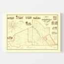 Vintage Map of Schenectady County, New York 1856