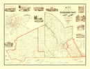 Vintage Map of Schenectady County, New York 1856