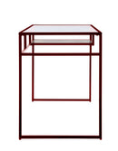 Yasin Glass Top Writing Desk