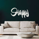Happy  Metal Wall Art
