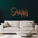 Happy  Metal Wall Art
