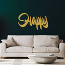 Happy  Metal Wall Art