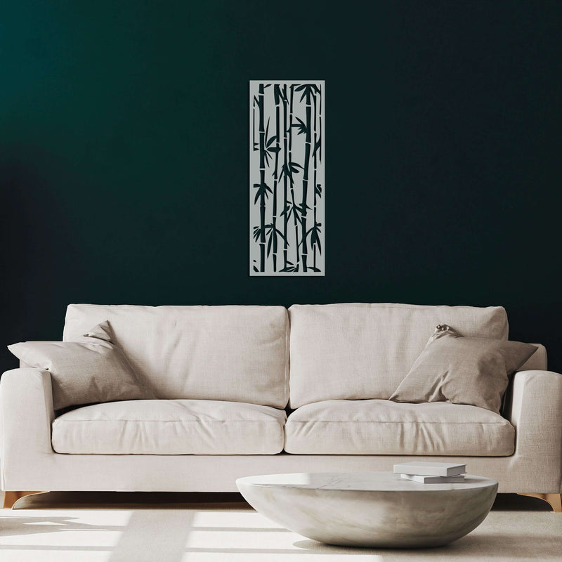 Palm Panel Metal Wall Art