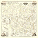 Vintage Map of Ulster County, New York 1858