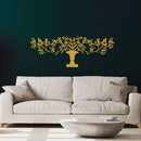 Tree With Vase Metal Wall Art