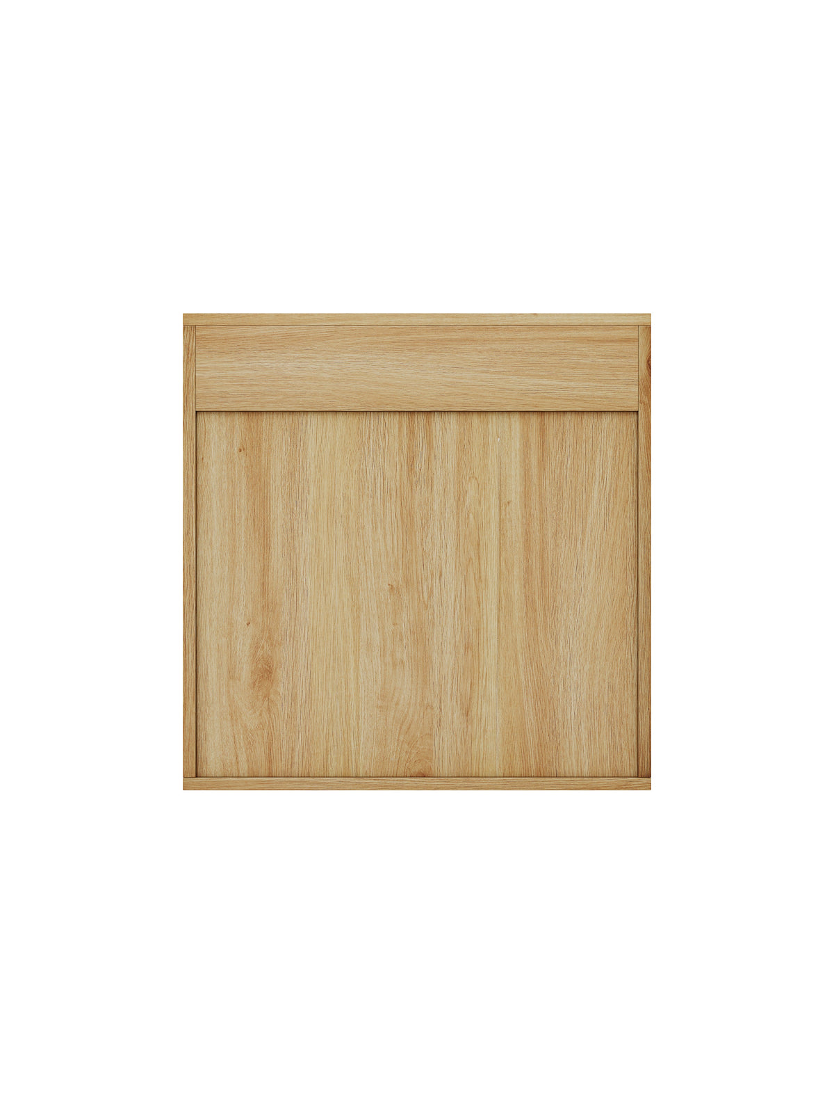 Natural Wood Finish Wall Mounted Mirror Cabinet, photo 2 of 10