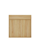 Natural Wood Finish Wall Mounted Mirror Cabinet