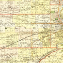 Vintage Map of Monroe County, New York 1887