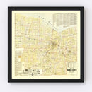 Vintage Map of Monroe County, New York 1887