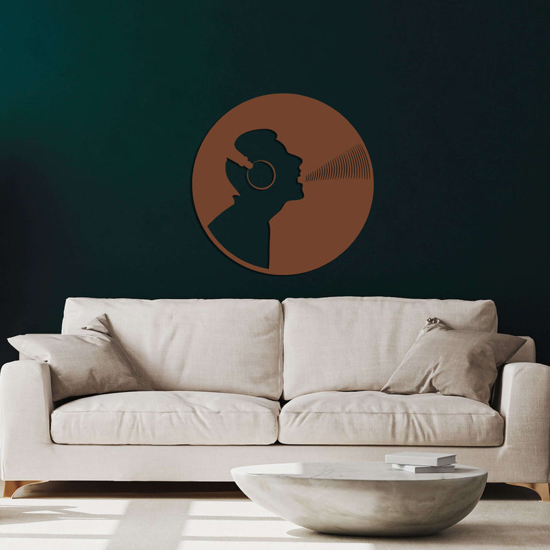 Record Metal Wall Art